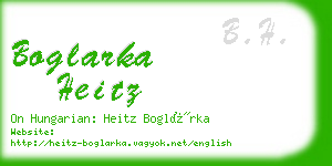boglarka heitz business card